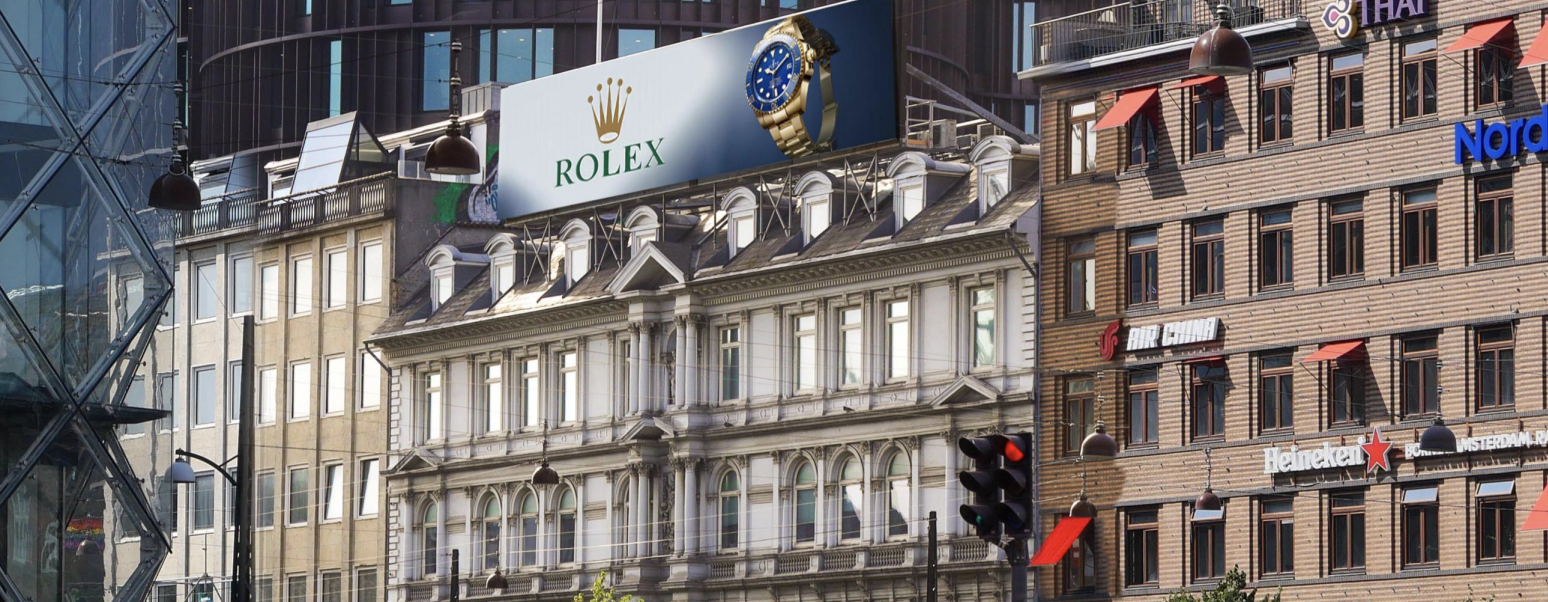 Digital Megaboard Rådhuspladsen v. Tivoli - LED-skærm overfor Tivolis hovedindgang